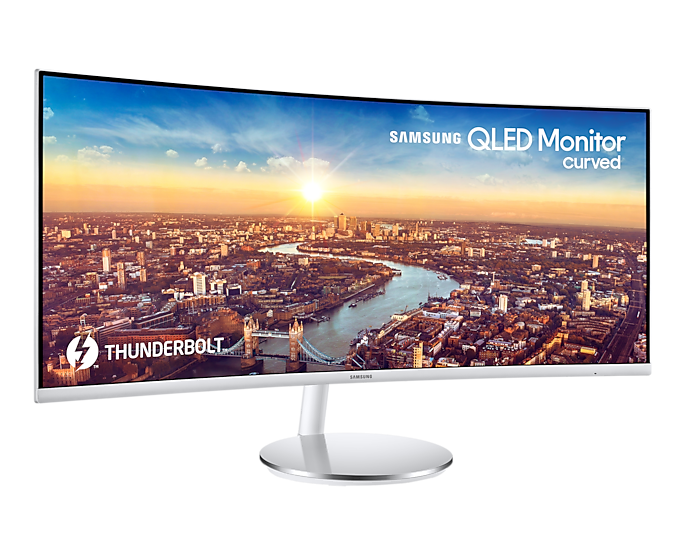 Монитор Samsung 34.0" C34J791WTI 3440x1440, серо-серебр. (HDMI, DP, TB, MM, USB Hub)   LC34J791WTIXCI LC34J791WTIXCI