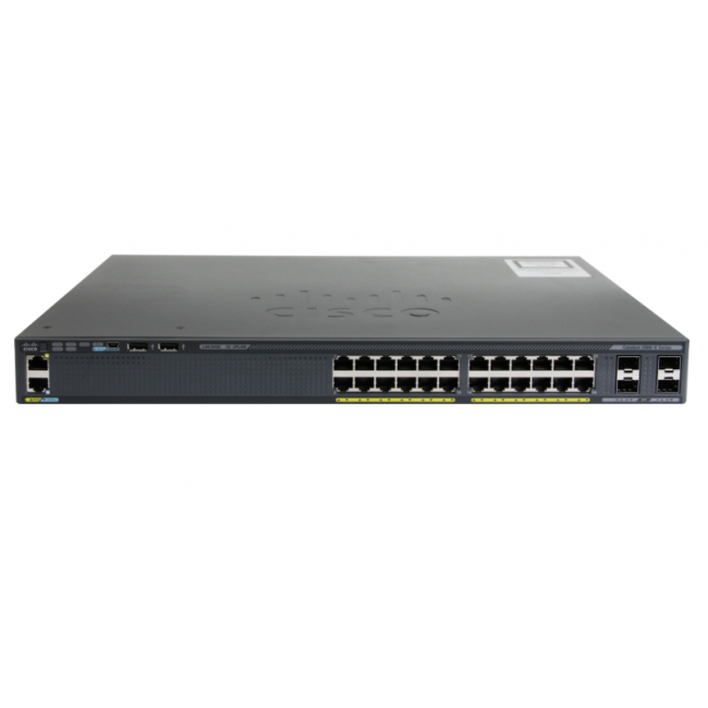Коммутатор Cisco Catalyst 2960-X 24 GigE 4 x 1G SFP LAN Base  (WS-C2960X-24TS-L) WS-C2960X-24TS-L