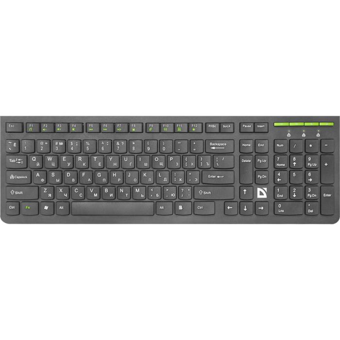 Клавиатура Defender беспроводная  UltraMate SM-536 RU,черный,мультимедиа 45536 45536 #2