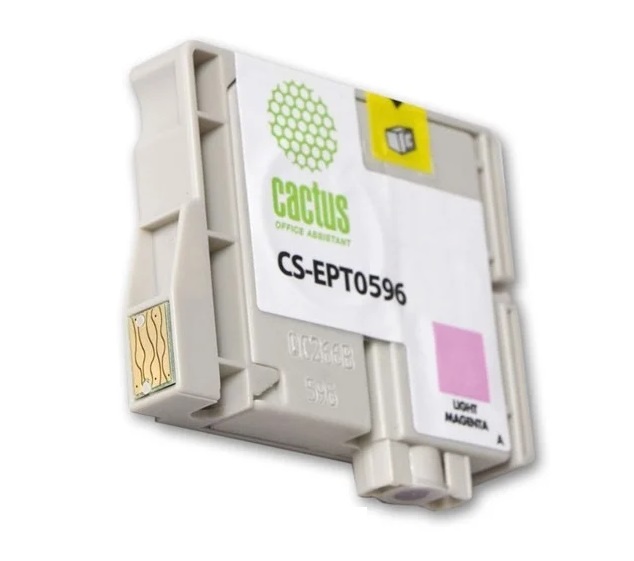 Картридж Cactus струйный CS-EPT0596 светло-пурпурный для Epson Stylus Photo R2400 (14.8мл) CS-EPT0596 CS-EPT0596