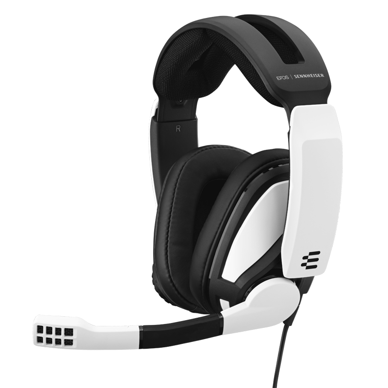 Наушники Epos / Sennheiser Gaming Headset GSP 301, Stereo, 2x3.5 mm / 1x3.5mm(PCV 05 Combo Audio Adaptor), Closed-back, White 1000240 1000240