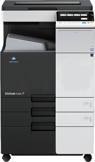 МФУ Konica Minolta bizhub C258 цветное, А3, до 80000стр./мес, дуплекс, 2 лотка 500 листов, 25 стр./мин. ж/д 250ГБ, сеть A7R0027 A7R0027