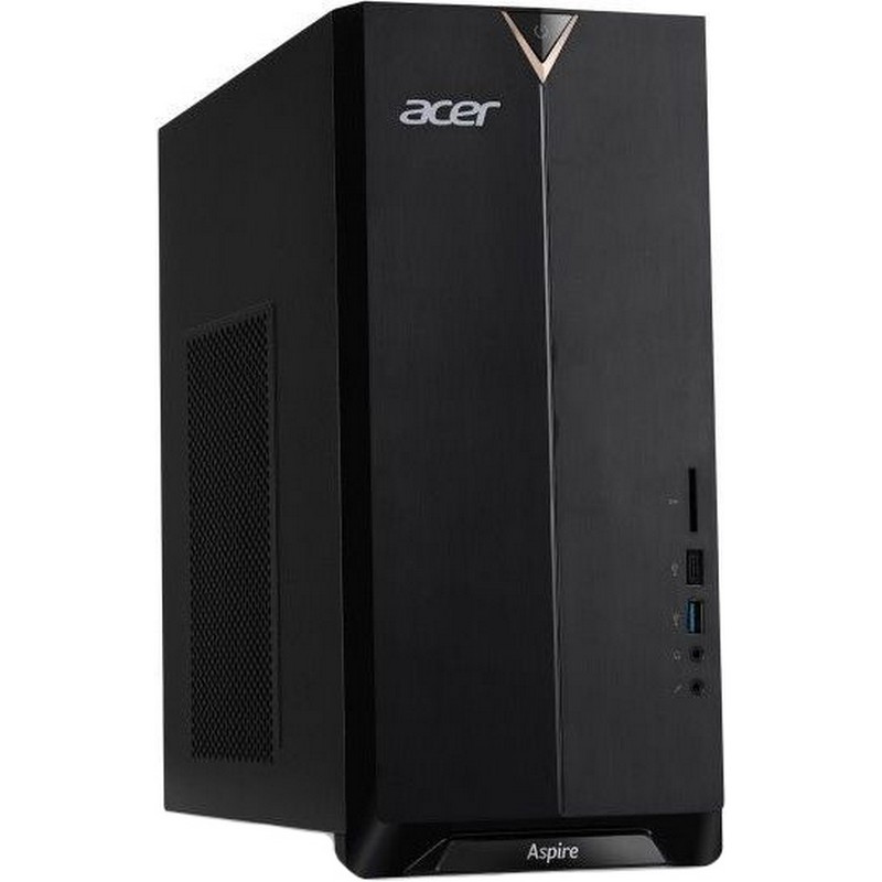 Персональный компьютер Acer Aspire TC-390 MT Ryzen 3 3200G (3.6)/8Gb/1Tb 7.2k/Vega 8/Windows 10 Home/GbitEth/220W/черный DT.BCZER.002 DT.BCZER.002