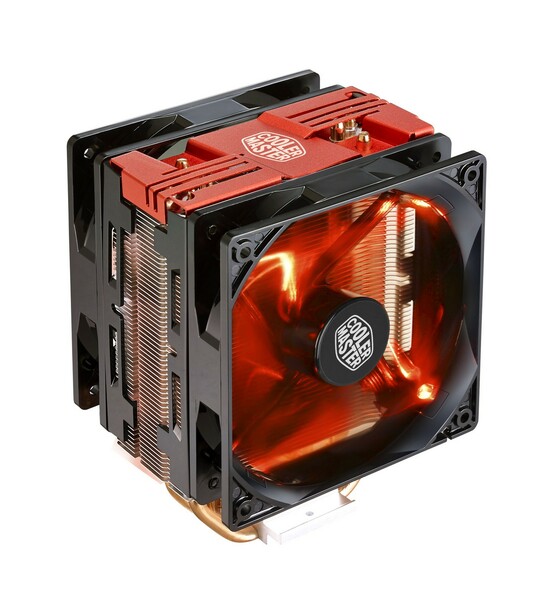 Вентилятор Cooler Master Hyper 212 Turbo Red LED, 600 - 1600 RPM, 160W, Full Socket Support RR-212TR-16PR-R1 RR-212TR-16PR-R1