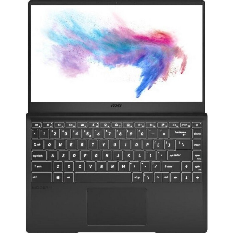 Ноутбук MSI Modern 14 B10MW-023XRU Core i5 10210U/8Gb/SSD512Gb/14"/IPS/FHD/noOS/black 9S7-14D111-023 9S7-14D111-023