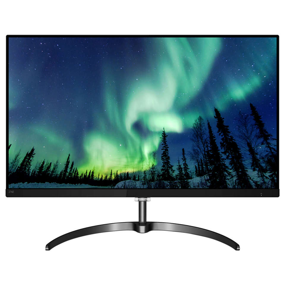 Монитор Philips 27" 276E8VJSB 3840 x 2160 при 60 Гц IPS LED 16:9 5ms HDMI DP 20M:1 178/178 350cd Black 276E8VJSB/01 276E8VJSB/01