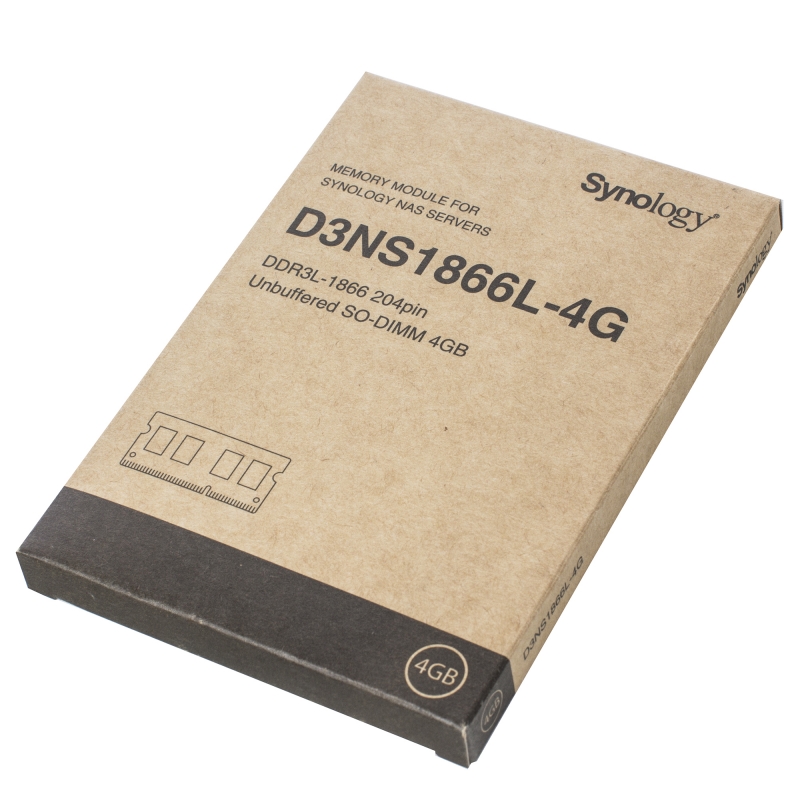 Модуль памяти Synology 4GВ DDR3L, SO-DIMM, 1866MHz, CL9 D3NS1866L-4G D3NS1866L-4G #6