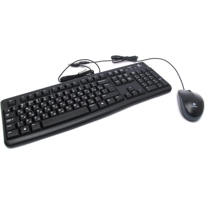 Клавиатура+ Мышь Logitech Desktop MK120 920-002561 / 920-002562 / 920-002563 920-002561