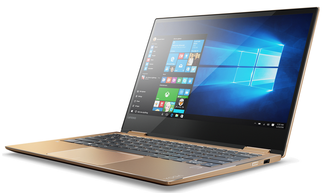 Трансформер Lenovo Yoga 720-13IKBR Core i7 8550U, 8Gb, SSD256Gb, Intel HD Graphics 620, 13.3", IPS, Touch, FHD (1920x1080), Windows 10, cuprum, WiFi, BT, Cam 81C30068RK