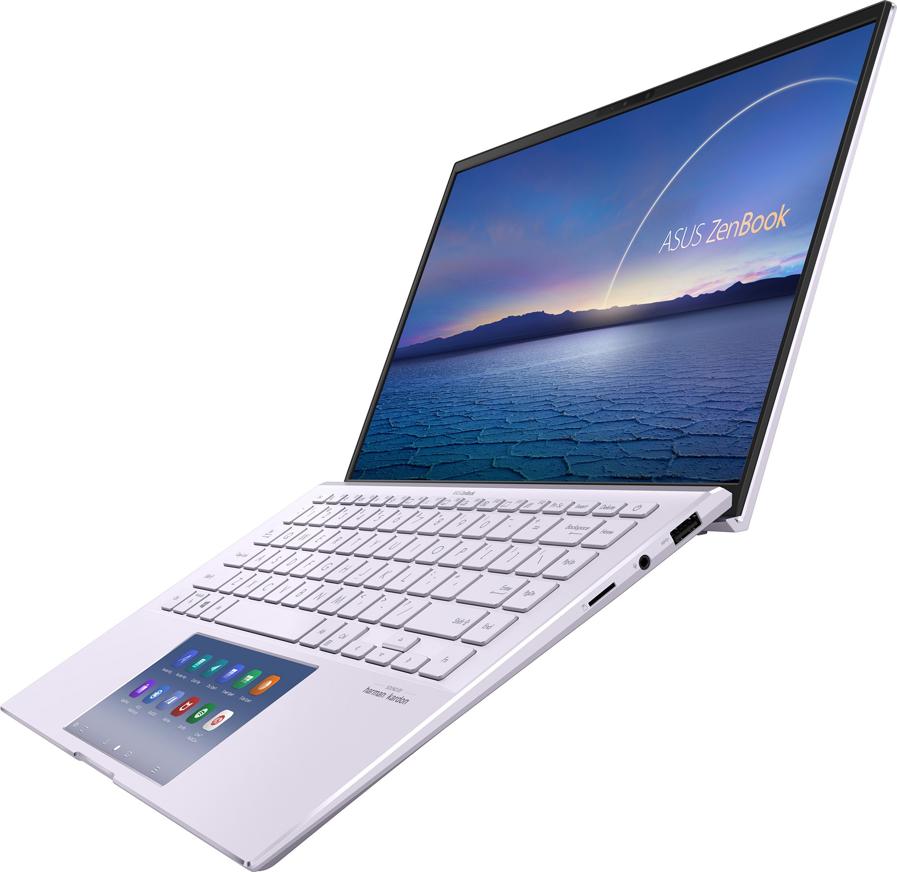 Ноутбук ASUS Zenbook 14 Q1 UX435EG-A5063T Intel Core i5-1135G7/8Gb LPDDR4X/512Gb SSD/14,0 FHD IPS AG 1920x1080/WiFi/GF MX450 2Gb/ScreenPad 2.0/Windows 10 Home/1.1Kg/Pine_grey 90NB0SI4-M03150 90NB0SI4-M03150