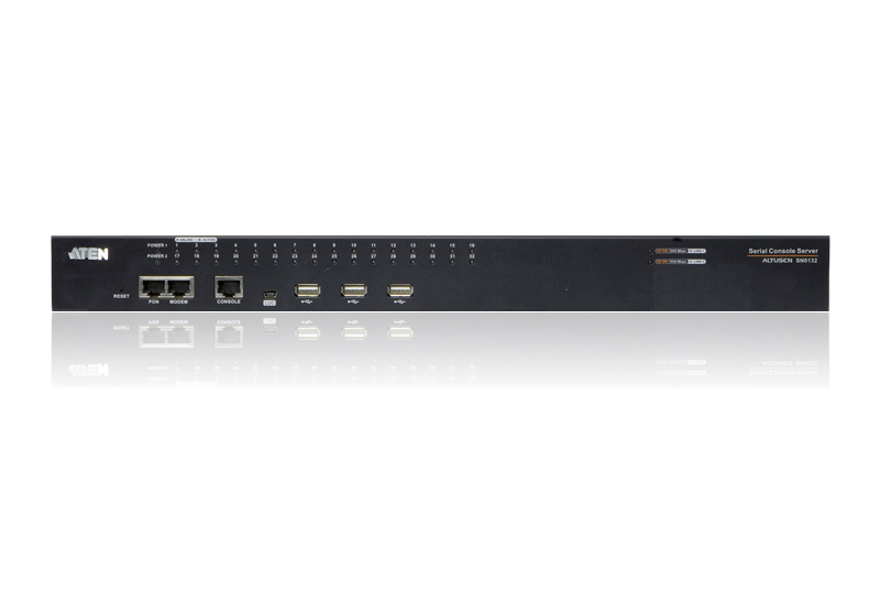 Устройство удалённого управления ATEN RS232, 32 порта RJ45, TCP/IP, без шнуров (2xБ.П.) SN0132-AX-G SN0132-AX-G
