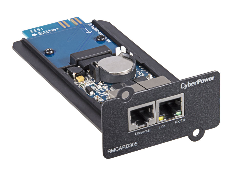 Карта сетевого управления CyberPower SNMP для ИБП серий OL, OLS, OR, PR. RMCARD305 RMCARD305