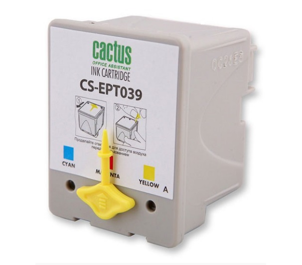 Картридж Cactus струйный CS-EPT039 многоцветный для Epson Stylus C43 (6.2стр.) CS-EPT039 CS-EPT039