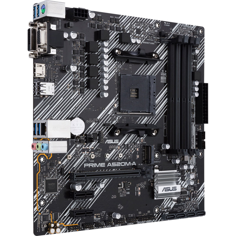 Материнская плата ASUS AM4,A520,M.2,HDMI,MB RTL PRIME A520M-A PRIME A520M-A