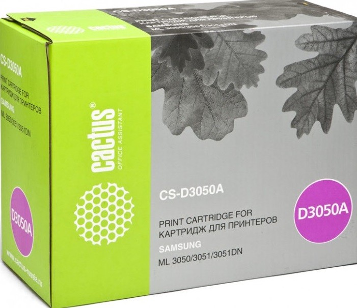 Тонер-картридж Cactus CS-D3050A черный для Samsung ML-3050/3051/3051N/3051ND (4000стр.) CS-D3050A CS-D3050A