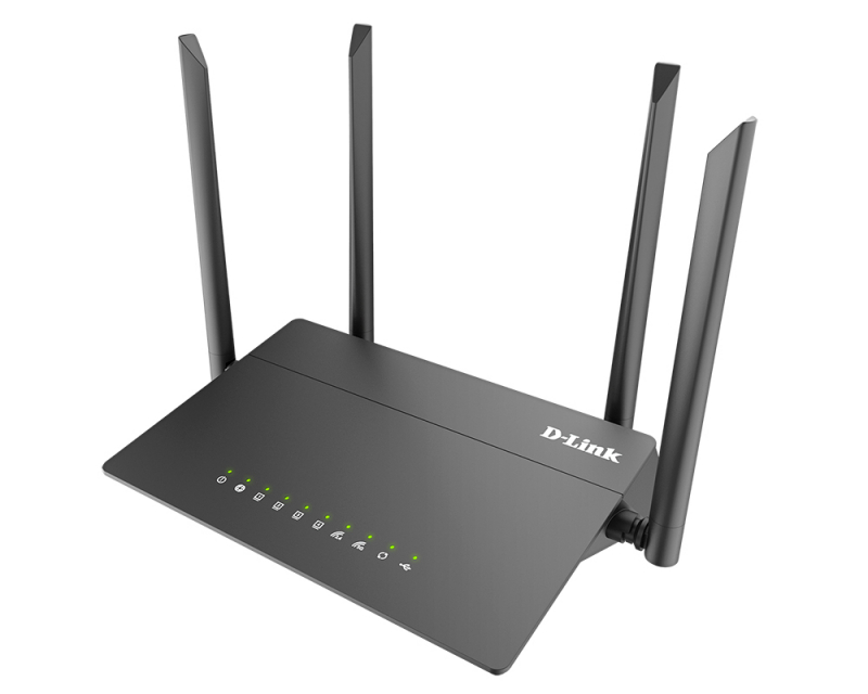Маршрутизатор D-Link AC1200 беспроводной Dual-Band with 3G/LTE Support, 1 10/100Base-TX WAN port, 4 10/100Base-TX LAN ports and 1 USB Port DIR-815/RU DIR-815/RU/IPOE