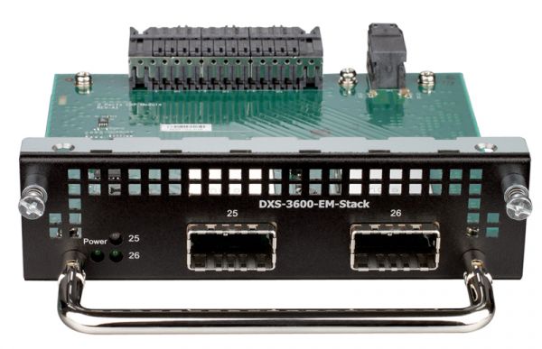 Модуль D-Link Module for DXS-3600-32S with 2 120G CXP ports DXS-3600-EM-STACK DXS-3600-EM-STACK