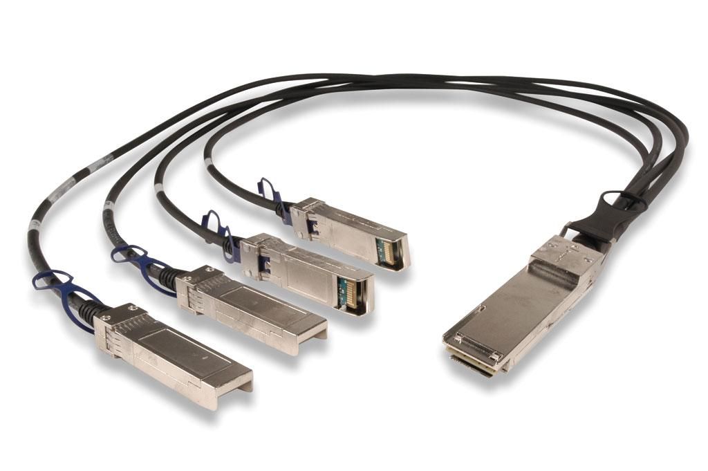 Переходник MlaxLink (конвертер) оптический с QSFP+ на 4 SFP+, 40Гб/сек, 10 метров ML-Q40G-010OAC-4xP10G ML-Q40G-010OAC-4xP10G