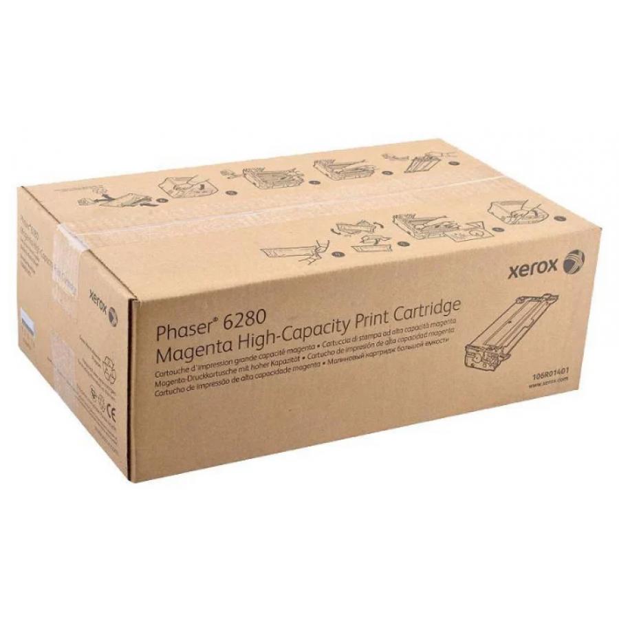 Картридж Xerox лазерный пурпурный (5900стр.) для Xerox Ph 6280 106R01401 106R01401 #1