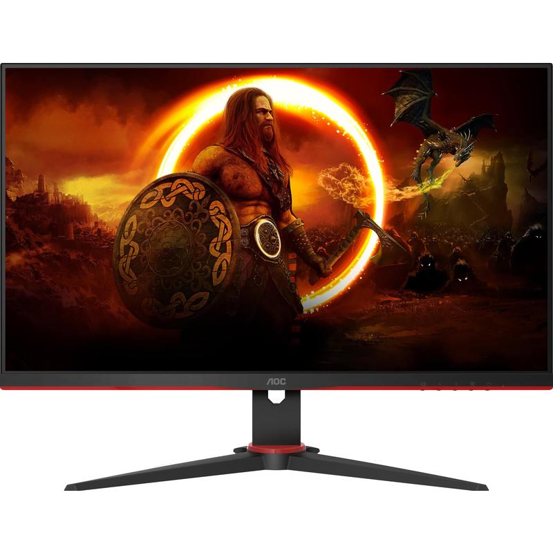 Монитор AOC 27" 27G2SPU 1920x1080@165Гц IPS W-LED 16:9 4(1)ms VGA HDMI DP 4*USB 3.2 80M:1 178/178 1000:1 300cd HAS Pivot Tilt Swivel Speakers Black  27G2SPU/BK 27G2SPU/BK