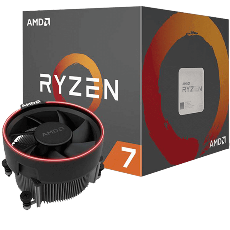 Процессор AMD Ryzen 7 2700 BOX (AM4, 3.2GHz up to 4.1GHz/8x512Kb+16Mb, 8C/16T, Pinnacle Ridge, 14nm, 65W, unlocked) YD2700BBAFBOX YD2700BBAFBOX