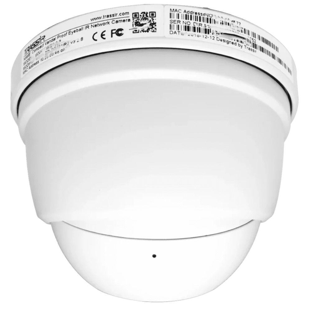 Камера TRASSIR TR-D8121WDIR2 v2 2.8 2Мп IP-камера с Real WDR(120dB), 2.8мм объектив TR-D8121WDIR2 TR-D8121WDIR2