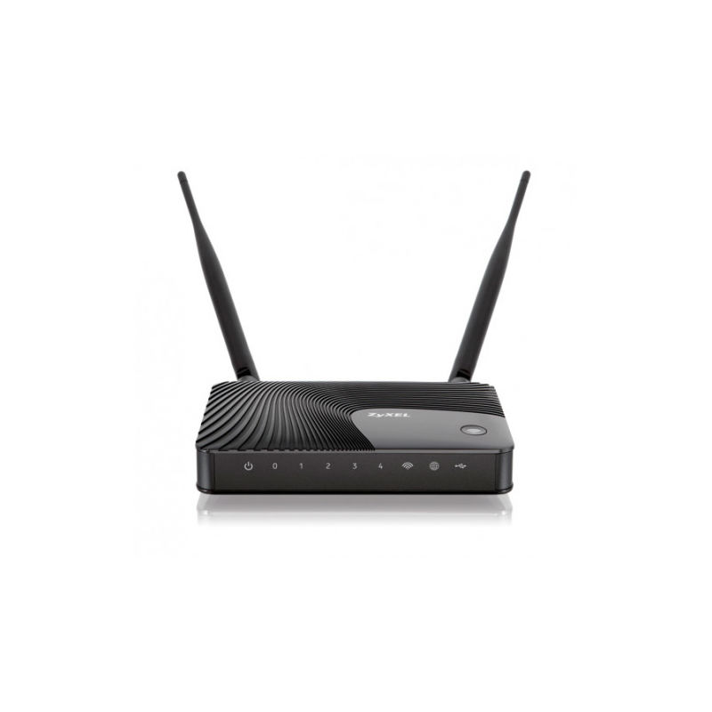 Интернет-центр Zyxel Ethernet, Wi-Fi 802.11n 300 Мбит/с, USB Keenetic II Keenetic II