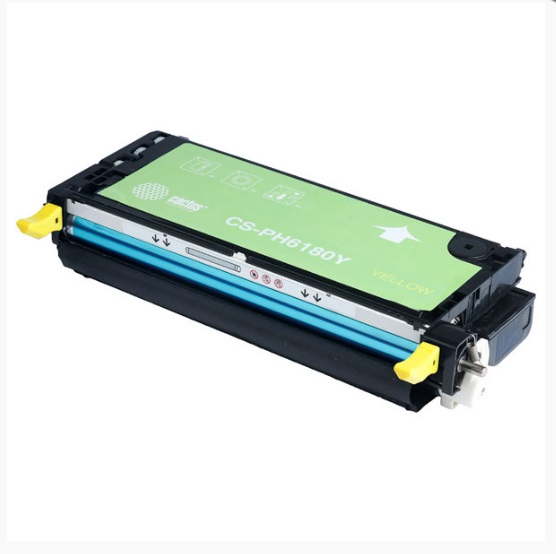 Тонер-картридж Cactus CS-PH6180Y 113R00725 желтый для Xerox Phaser 6180/6180mfp (6000стр.) CS-PH6180Y CS-PH6180Y