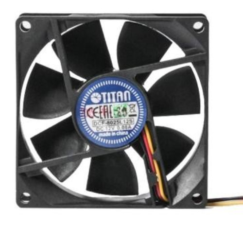 Вентилятор для корпуса Titan DCF-8025L12S 80x80x25mm Sleeve 2000RPM 3pin DCF-8025L12S