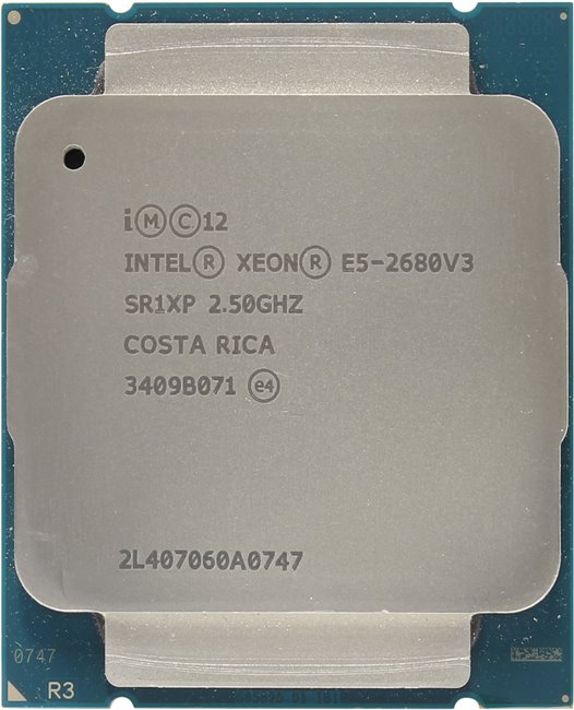 Процессор Lenovo Intel Xeon E5-2680 v3 12C 2.5GHz 30MB Cache 2133MHz 120W 00JX053 00JX053