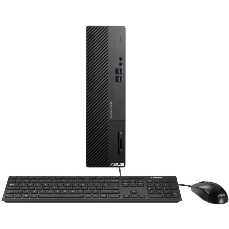 Персональный компьютер ASUS D500SA-0G5905007R SFF Cel G5905 (3.5)/4Gb/SSD128Gb/Windows 10 Professional/180W/клавиатура/мышь/черный 90PF0231-M16100 90PF0231-M16100