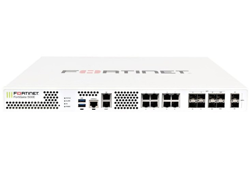 Межсетевой экран Fortinet FortiGate-501E 2 x 10GE SFP+ slots, 10 x GE RJ45 ports (including 1 x MGMT port, 1 X HA port, 8 x switch ports), 8 x GE SFP slots, SPU NP6 and CP9 hardware accelerated, 2x 240GB onboard SSD storage FG-501E FG-501E