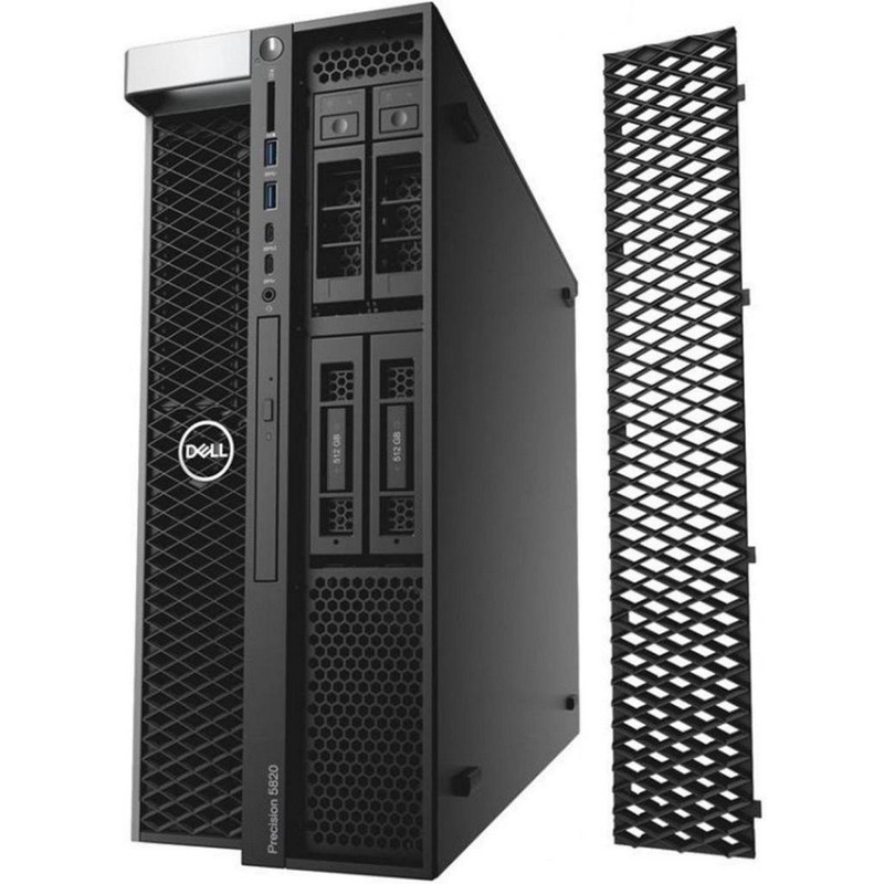 Компьютер Dell Precision T5820 W-2223(3.6GHz, 4C), 32GB(2x16GB) DDR4 ECC RDIMM 2666MHz, 512GB SSD M.2+2TB SATA 7.2k, No graphics, DVD-RW,Win10 Pro, keyboard, mouse, 3Y Basic NBD 5820-8154 5820-8154