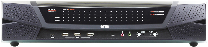 KVM переключатель ATEN 5>64 порта PS/2;USB;SUN;RS232, без доп. модулей KN4164v-AX-G KN4164v-AX-G