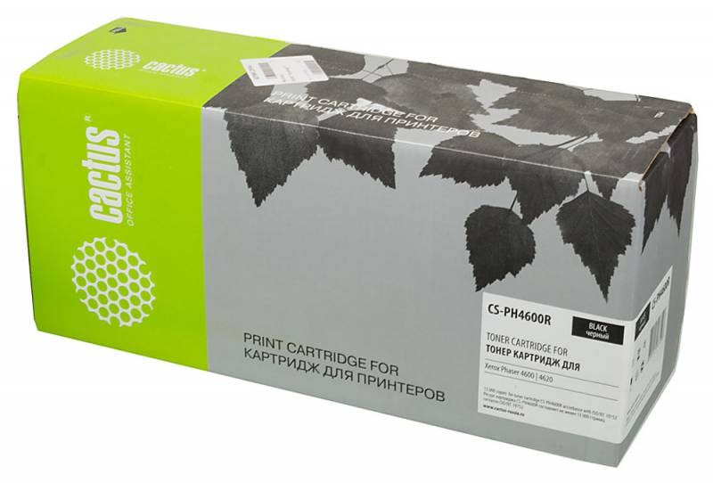 Тонер-картридж Cactus CS-PH4600R 106R01534 черный для Xerox Phaser 4600/4620 (13000стр.) CS-PH4600R CS-PH4600R