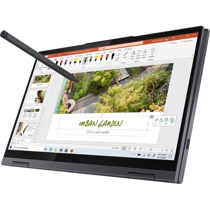 Ноутбук-трансформер Lenovo Yoga 7 14ITL5 Core i7 1165G7/16Gb/SSD1Tb/Intel Iris Xe graphics/14"/IPS/Touch/FHD (1920x1080)/Windows 10/grey/WiFi/BT/Cam 82BH007TRU 82BH007TRU