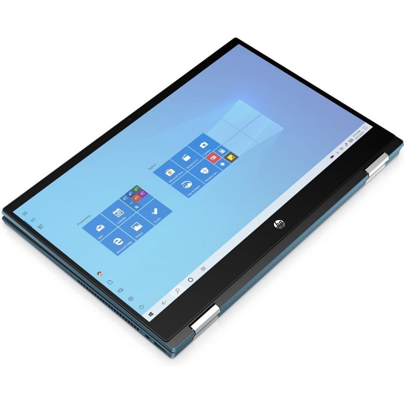 Ноутбук-трансформер HP Pavilion x360 14-dw1007ur Core i5 1135G7/8Gb/SSD256Gb/Intel Iris Xe graphics/14"/IPS/Touch/FHD (1920x1080)/Windows 10/green/WiFi/BT/Cam 2X2R4EA 2X2R4EA