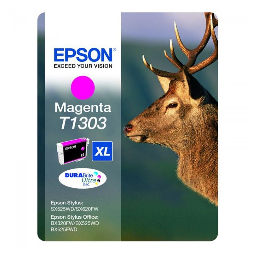 Картридж EPSON magenta B42WD/SX525WD//BX625WFD/BX320FW/WF-7015/7515/7525 C13T13034010 #4