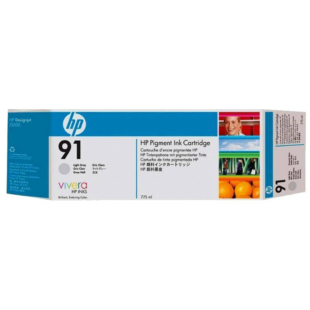Картридж струйный HP №91 светло-серый x3уп. для HP DJ Z6100 C9482A C9482A