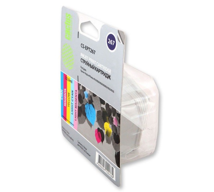 Картридж Cactus струйный CS-EPT267 многоцветный для Epson Stylus Photo 810 (6.4мл) CS-EPT267 CS-EPT267