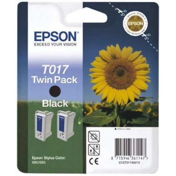 КАРТРИДЖ T017 для EPSON STYLUS COL680 BLACK C13T01740210