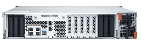 Сетевой RAID-накопитель QNAP 12*HDD, 6*SSD 2,5", 19", два блока питания, QES/QTS, Шестиъядерный Xeon D-1531, 2.2 ГГц, 64 ГБ RAM TES-1885U-D1531-64G TES-1885U-D1531-64G