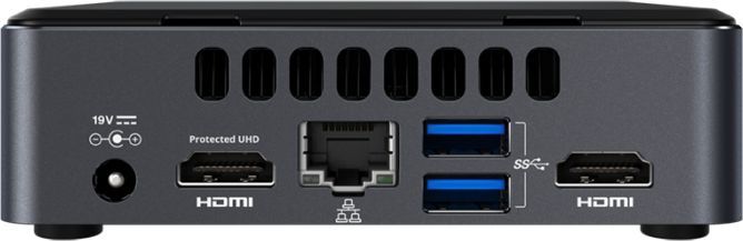 Неттоп Intel NUC Core i3-7100U 2.40GHz (2*DDR4 SODIMM,NVMe/SATA M.2 SSD,4K HD 640 (2*HDMI/DP)7.1,4*USB 3.0,GLAN,WiFi+BT) (BLKNUC7I3DNK2E) BLKNUC7I3DNK2E