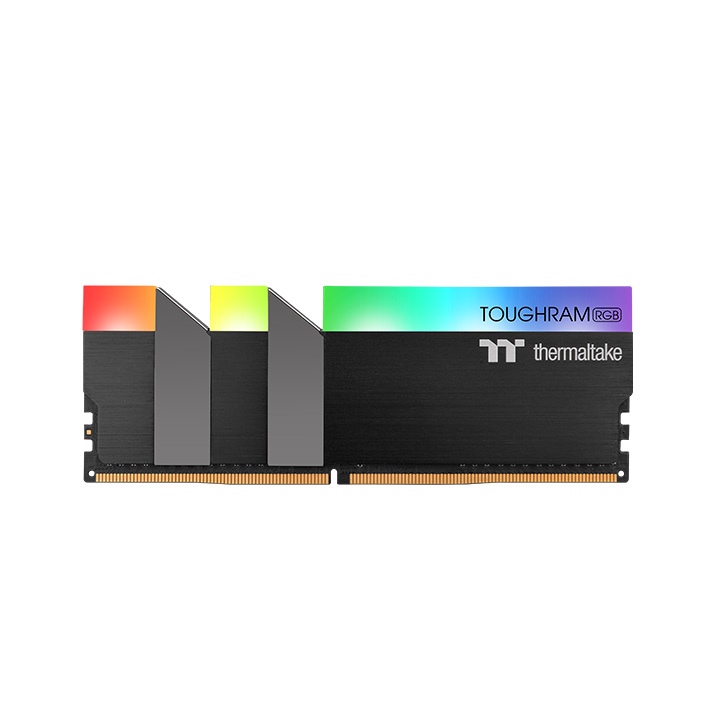 Модуль памяти Thermaltake 16GB DDR4 3000 DIMM TOUGHRAM RGB Black Gaming Memory Non-ECC, CL16, 1.35V, Heat Shield, XMP 2.0, Kit (2x8GB), RTL (522052) R009D408GX2-3000C16B R009D408GX2-3000C16B