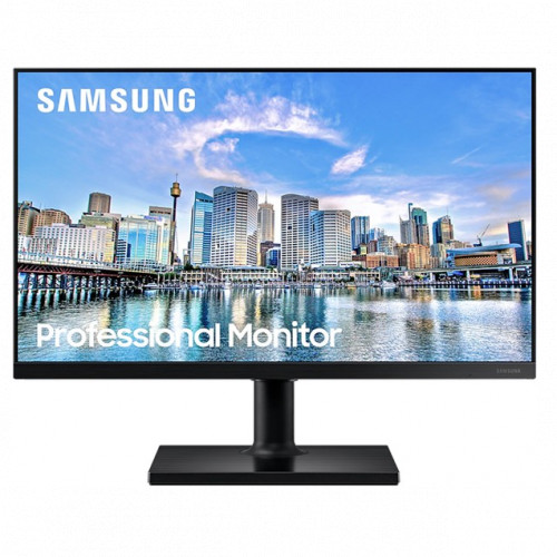 Монитор Samsung 23.8" F24T450FQC IPS LED 16:9 1920x1080 5ms 250cd 1000:1 178/178 2*HDMI DP USB-Hub 75Hz FreeSync HAS Tilt Pivot Swivel VESA Black LF24T450FQCXZW LF24T450FQCXZW