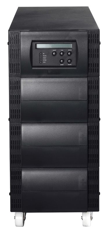 Источник бесперебойного питания Powercom Vanguard, On-Line, 6000VA/5600W, Tower, 8*C13+2*C19, LCD, Serial+USB, SmartSlot, подкл. доп. батарей VGS-6000 VGS-6000