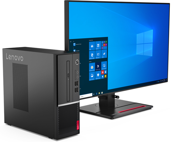 Персональный компьютер Lenovo IdeaCentre V50s-07IMB i3-10100, 8GB, 1TB 7200RPM, 256GB SSD M.2, Intel UHD 630, DVD-RW, 180W, USB KB&Mouse, NoOS, 1Y On-site 11EF0002RU 11EF0002RU
