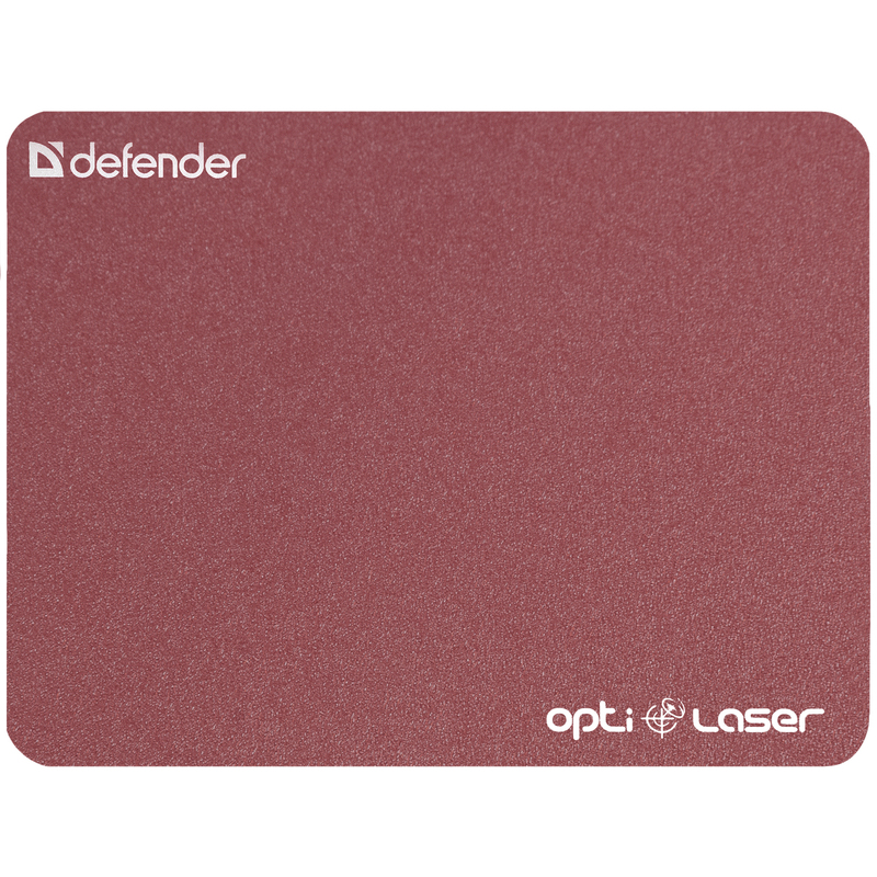 Коврик для мыши Defender пластиковый Silver opti-laser 220х180х0.4 (50410) 50410