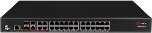 Маршрутизатор Qtech мультисервисный, 1 порт USB 2.0, 1 порт RJ-45/micro USB (консоль), 4 комбинированных порта 1000Base-T\1000Base-X (SFP) WAN, 24 порта 10/100/1000Base-T LAN, 4 слота для модулей расширения MX9 QSR-2920-14-AC-AC QSR-2920-14-AC-AC #1