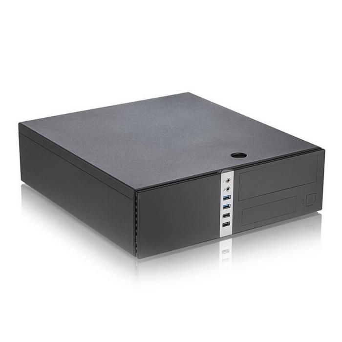 Корпус Foxline Сase Foxline mATX Desktop 300W, 2xUSB3.0, 2xUSB2.0, toolless, Black, 8cm. fan, powercord FL-203-TFX300S FL-203-TFX300S